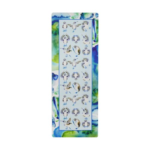 Blue Footed Booby design on yoga mat